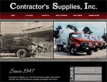 Tablet Screenshot of csiconcrete.com